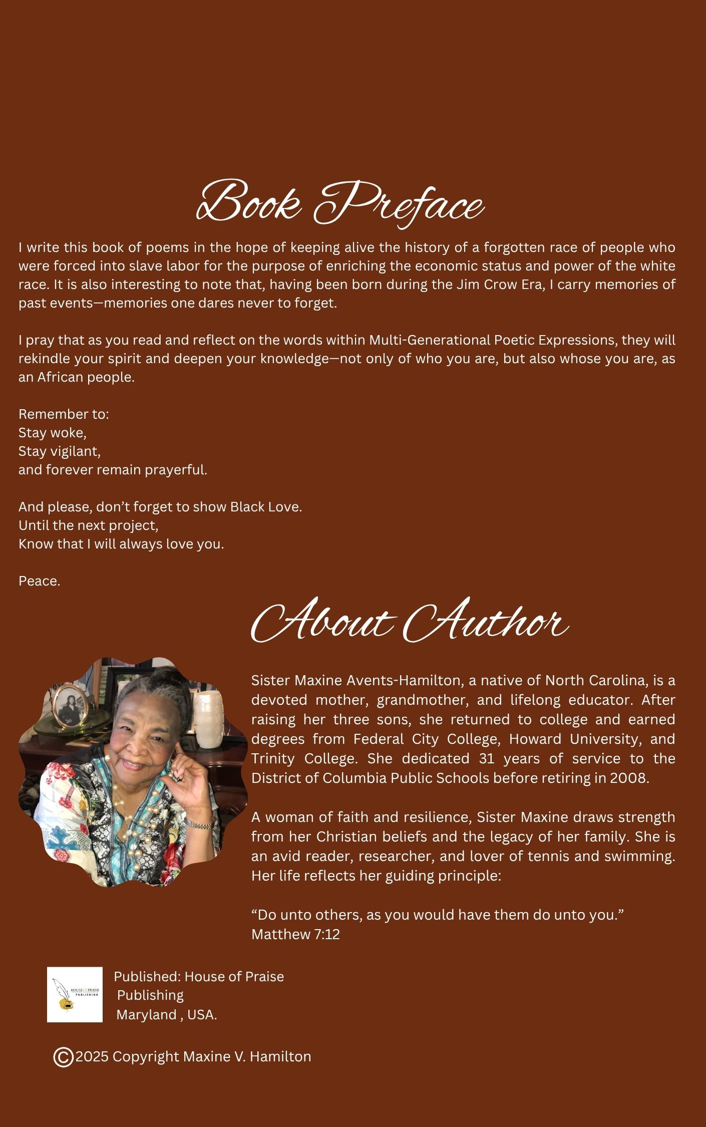 multi generational poetic expressions vol. 1